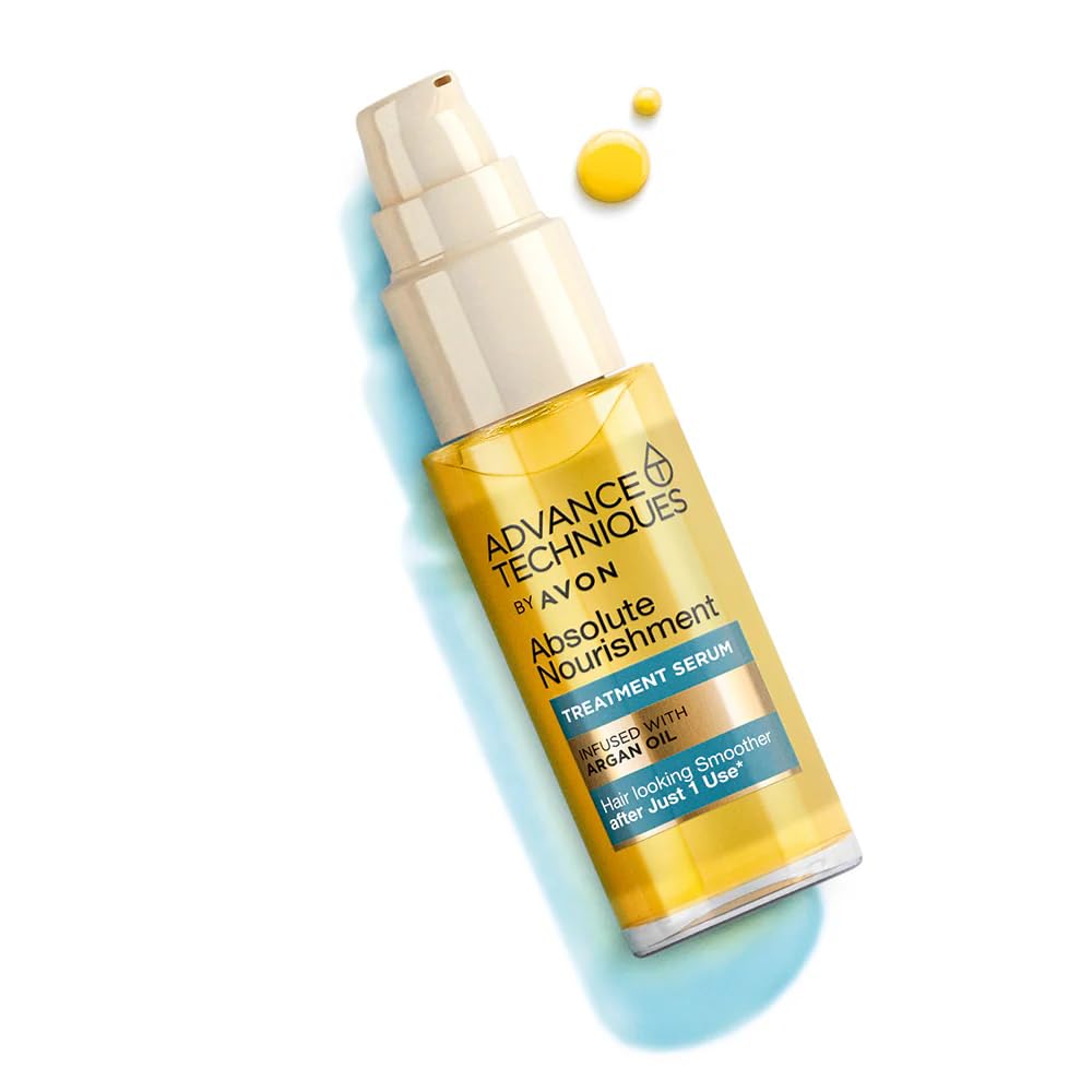 Avon Advance Techniques Nourishing Hair Serum with Argan Oil 30 ml Set of Three