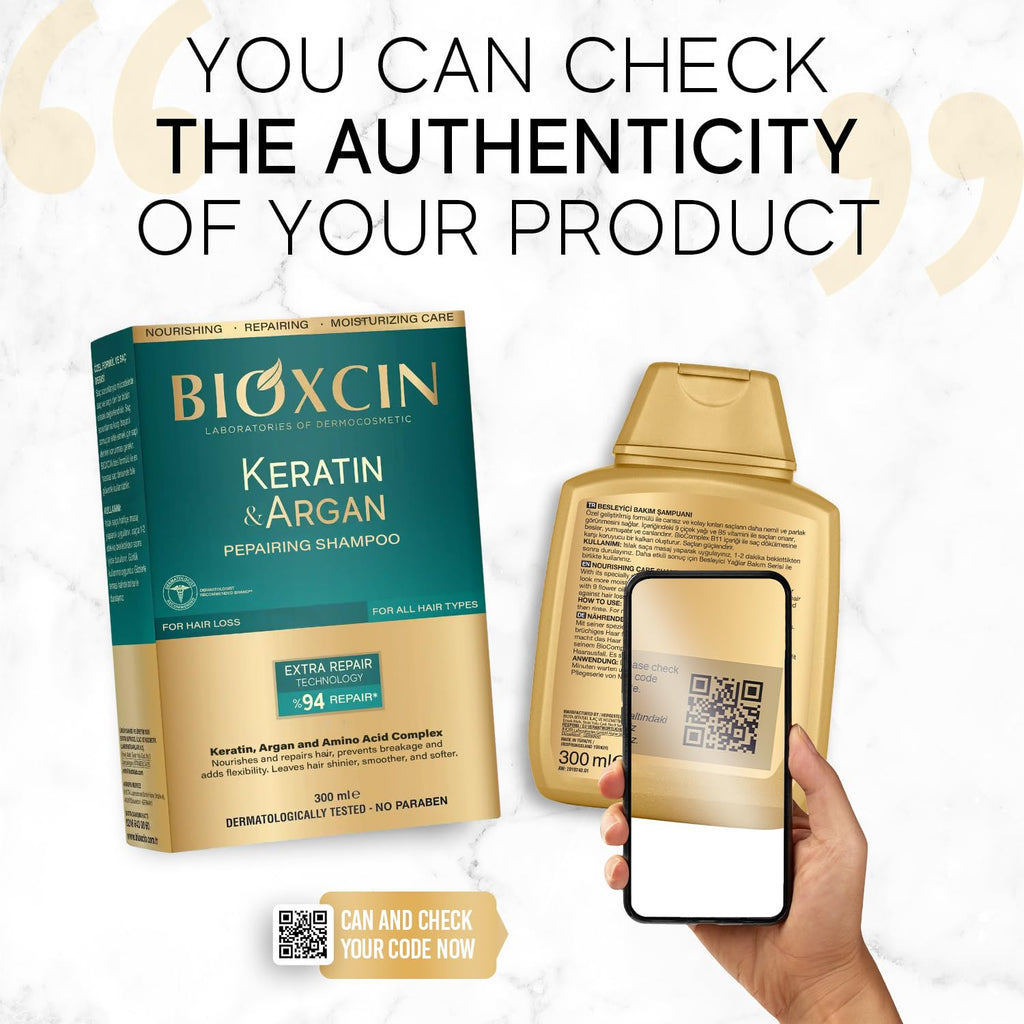 Bioxcin Keratin and Argan Restorative Extra Repair Techno Shampoo 300 ml