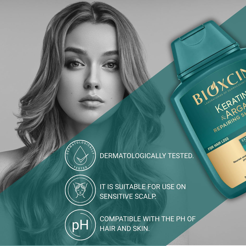 Bioxcin Keratin and Argan Restorative Extra Repair Techno Shampoo 300 ml