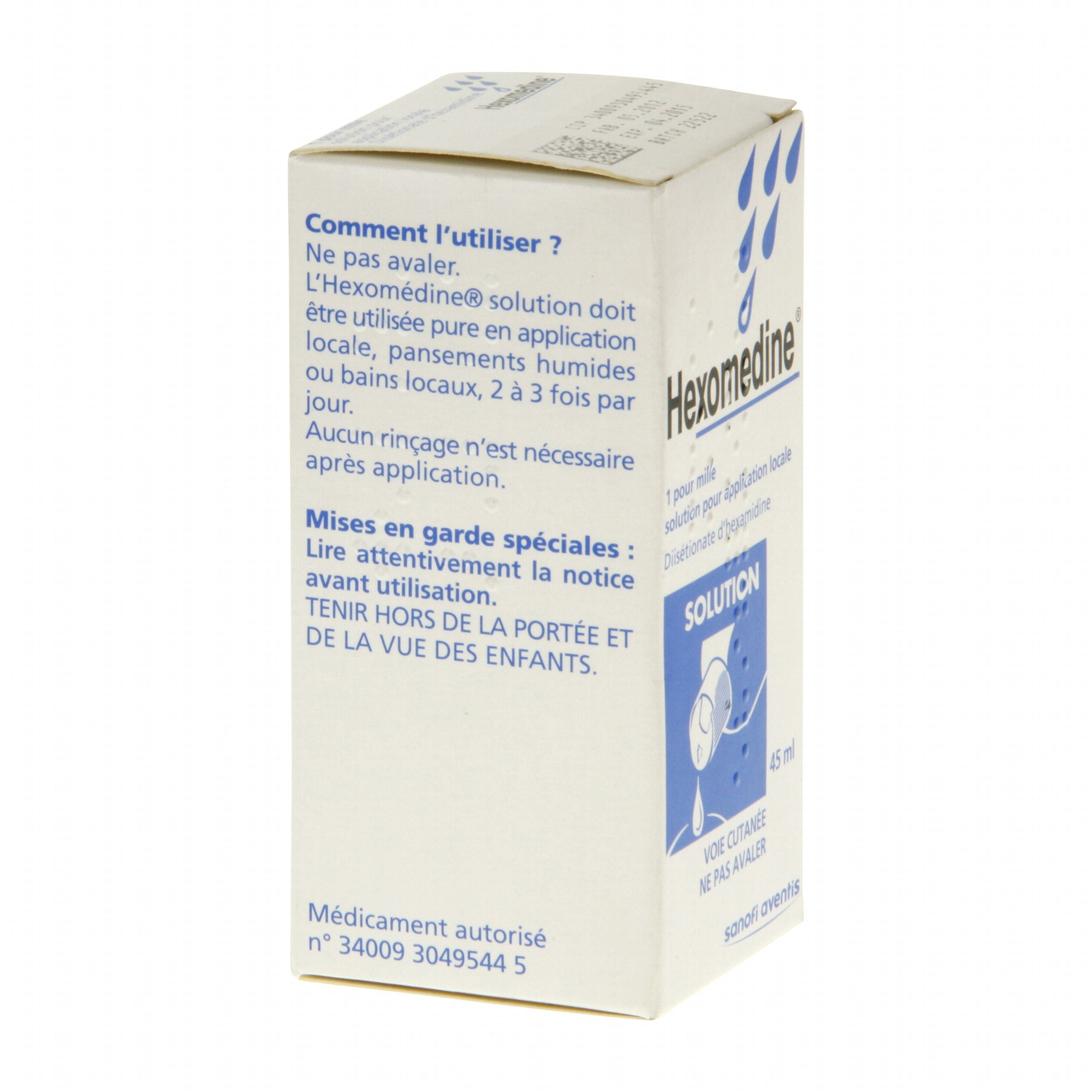 Hexomedine Antiseptic Solution for Cuts, Blemishes & Acne