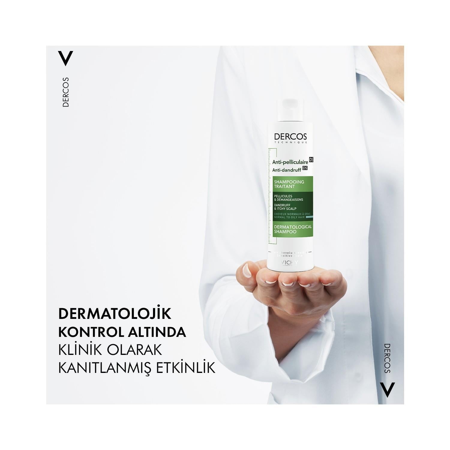 Vichy DERCOS Anti-Dandruff DS Shampoo for Normal to Oily Hair 200ml
