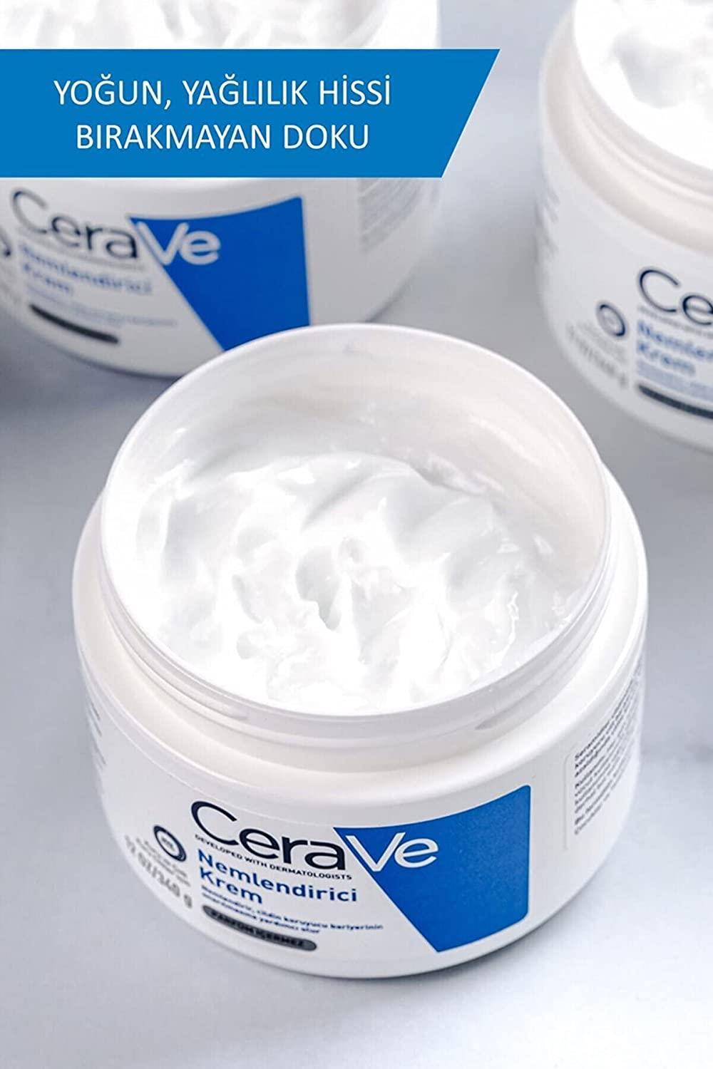 CeraVe Moisturizing Cream | Body and Face Moisturizer for Dry to Very Dry Skin | Body Cream with Hyaluronic Acid and Ceramides | Normal | Fragrance Free | 19 Oz | Packages May Vary