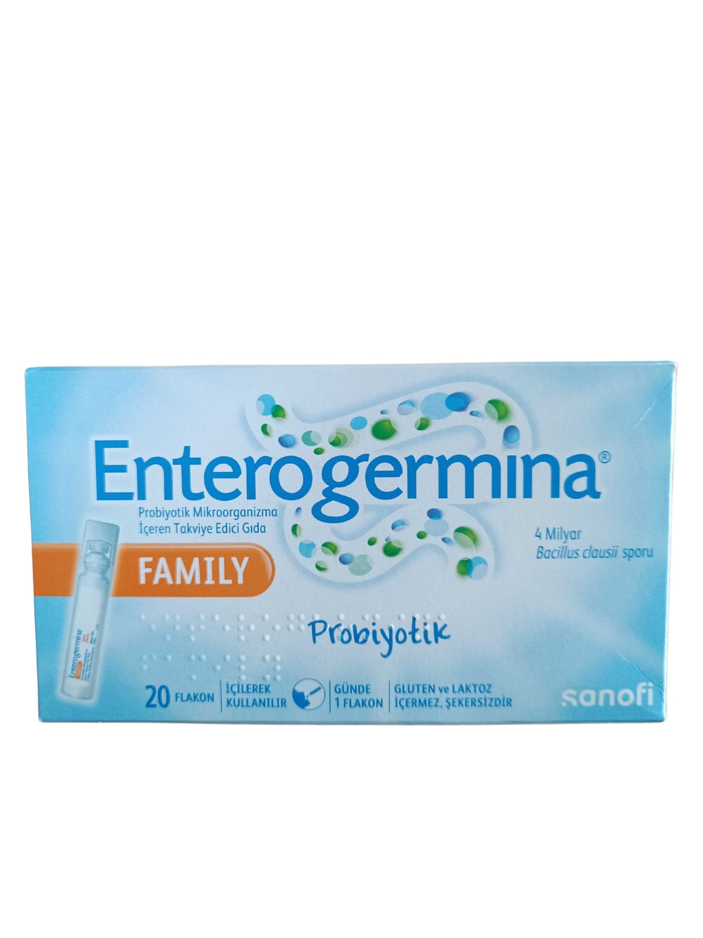 Enterogermina Adult Probiotic Liquid 4 Billion CFU/5mL 20Vials
