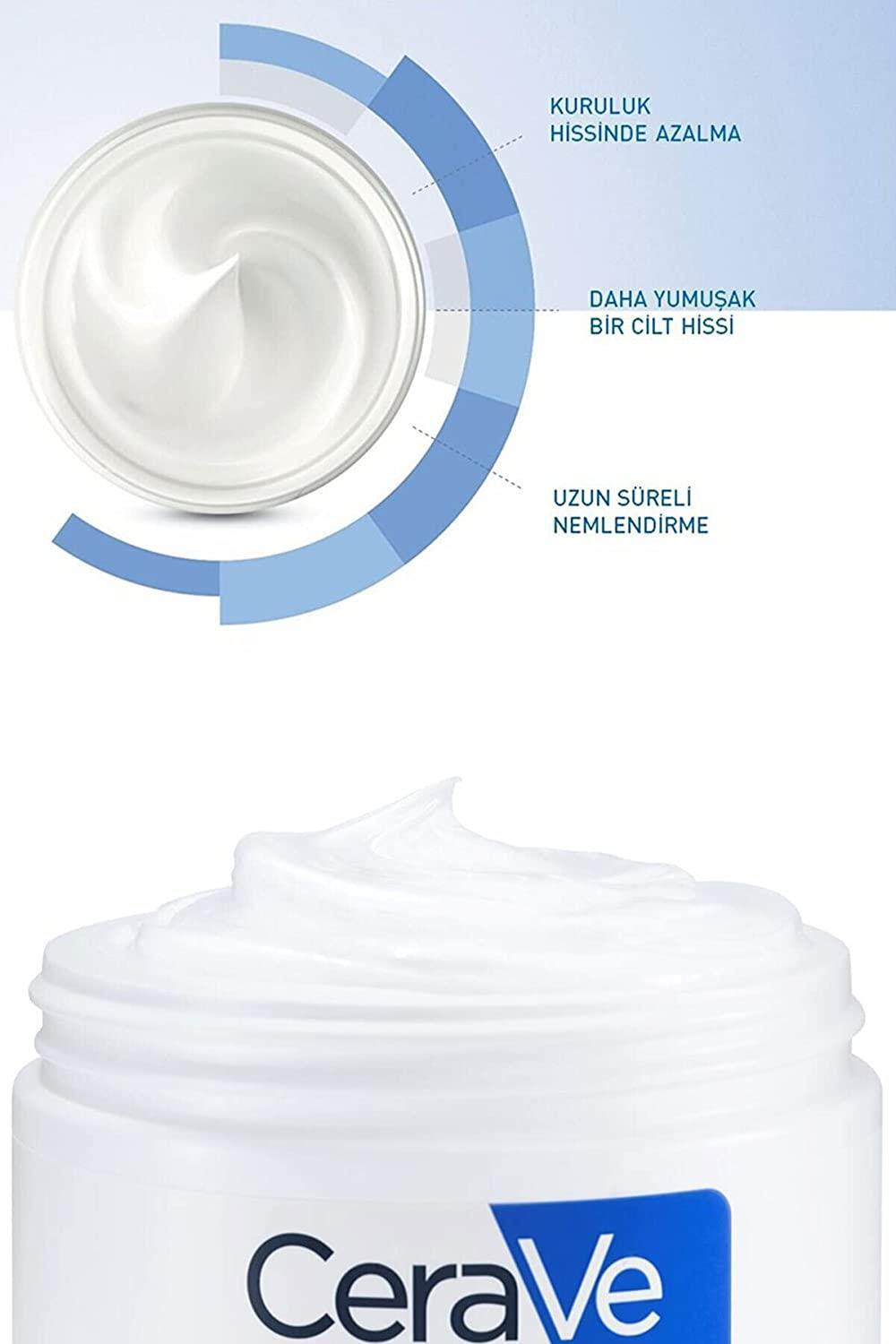 CeraVe Moisturizing Cream | Body and Face Moisturizer for Dry to Very Dry Skin | Body Cream with Hyaluronic Acid and Ceramides | Normal | Fragrance Free | 19 Oz | Packages May Vary