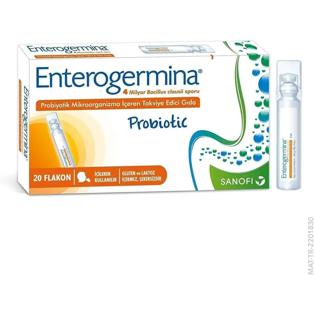 Enterogermina Adult Probiotic Liquid 4 Billion CFU/5mL 20Vials