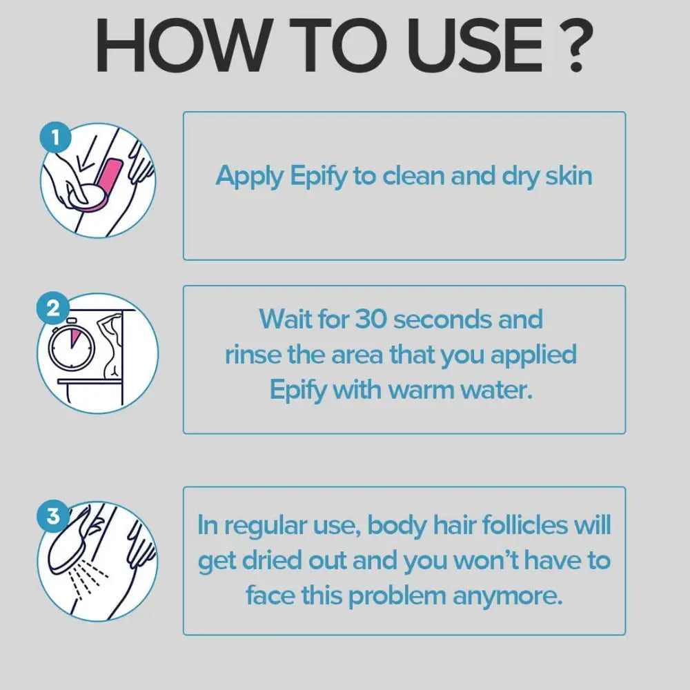 Epify Hair Removal Cream 250 ml (Pack of 3)