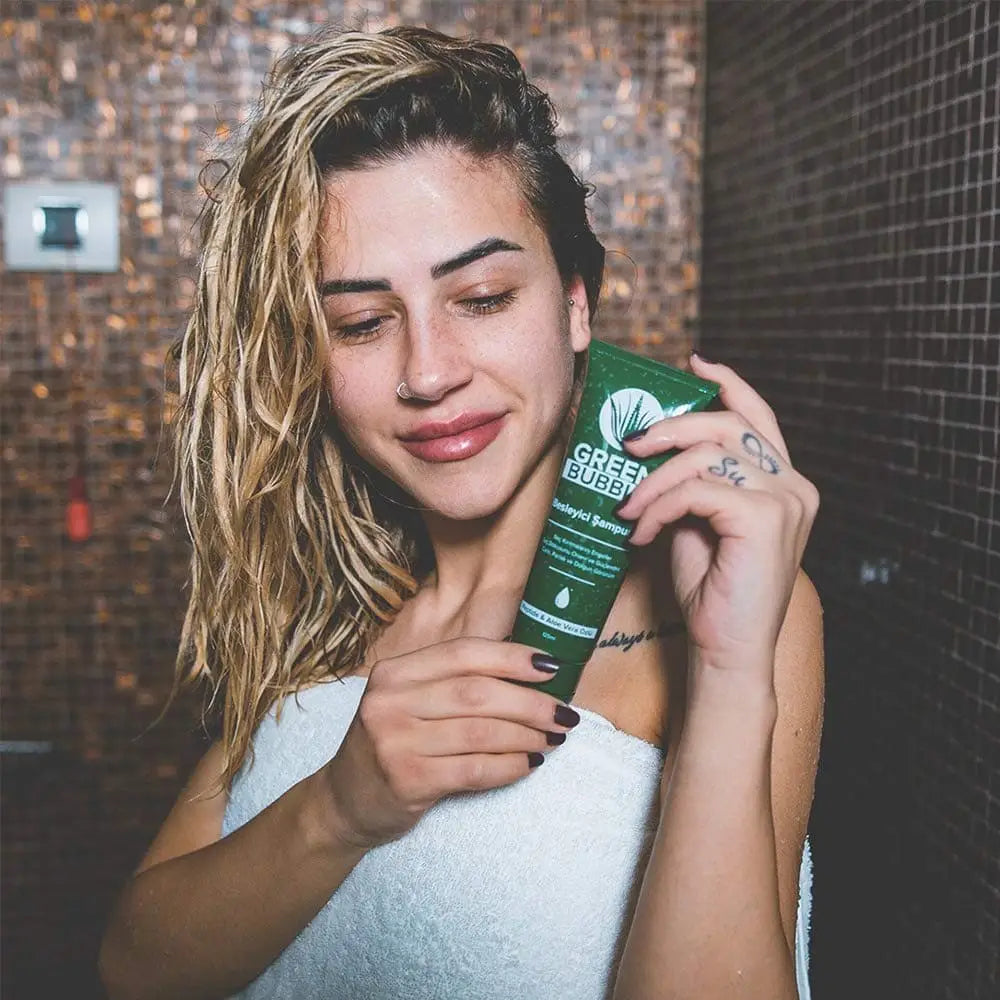 Green Bubble Hair Growth Set by Bubbly (Pack of 3)