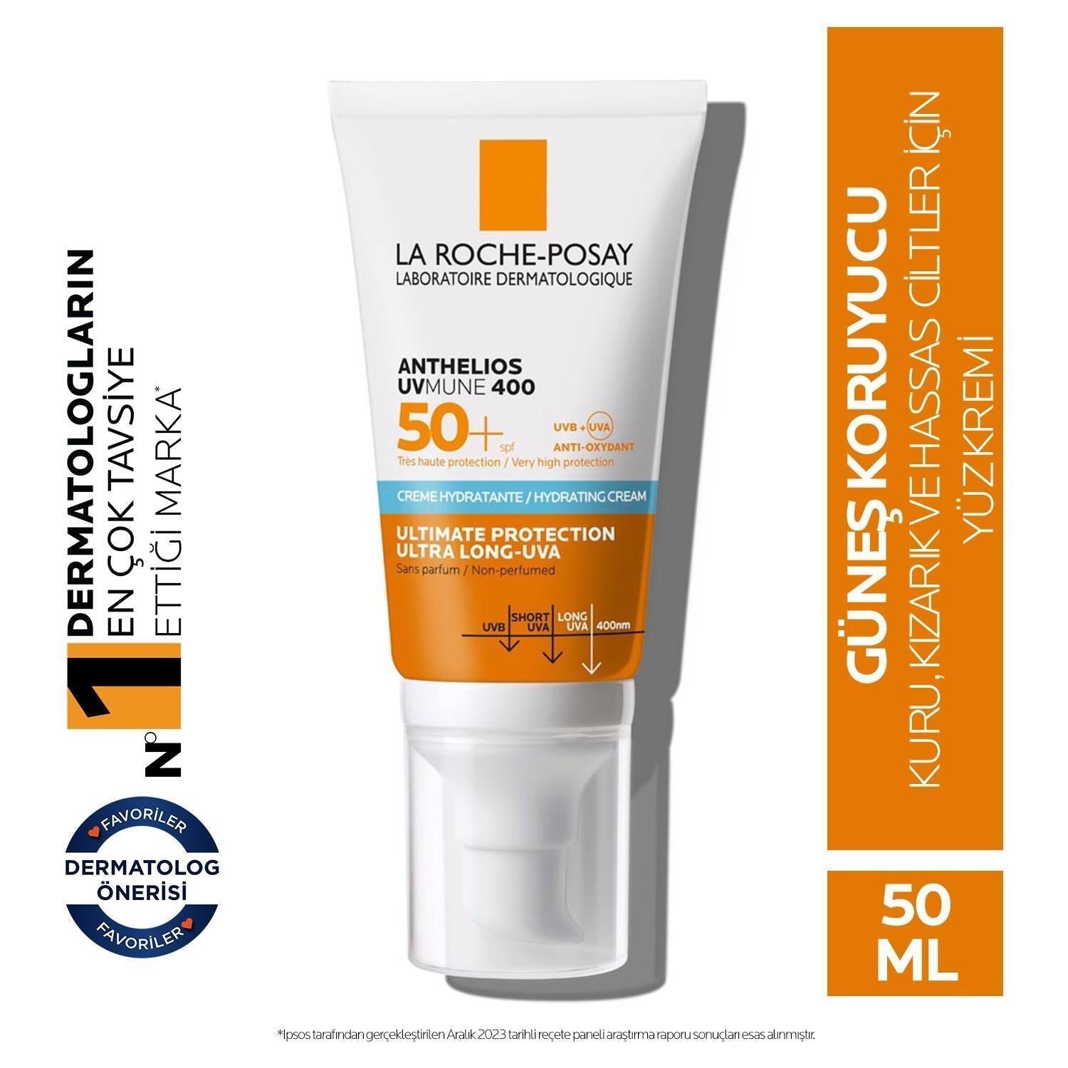 La Roche-Posay Anthelios Uvmune 400 50 Factor Sunscreen 50 ml